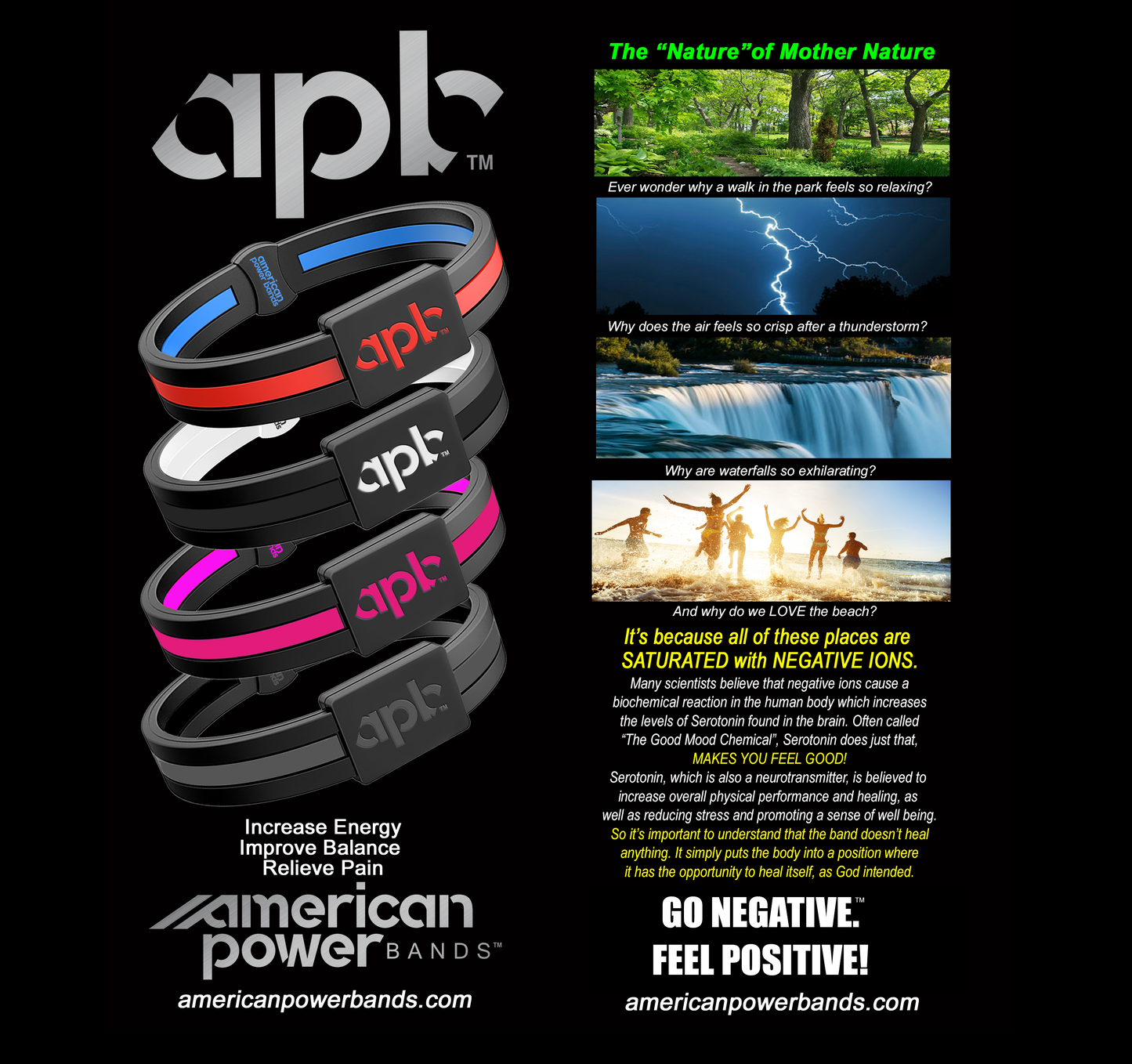 APB Red-Black American Power Band